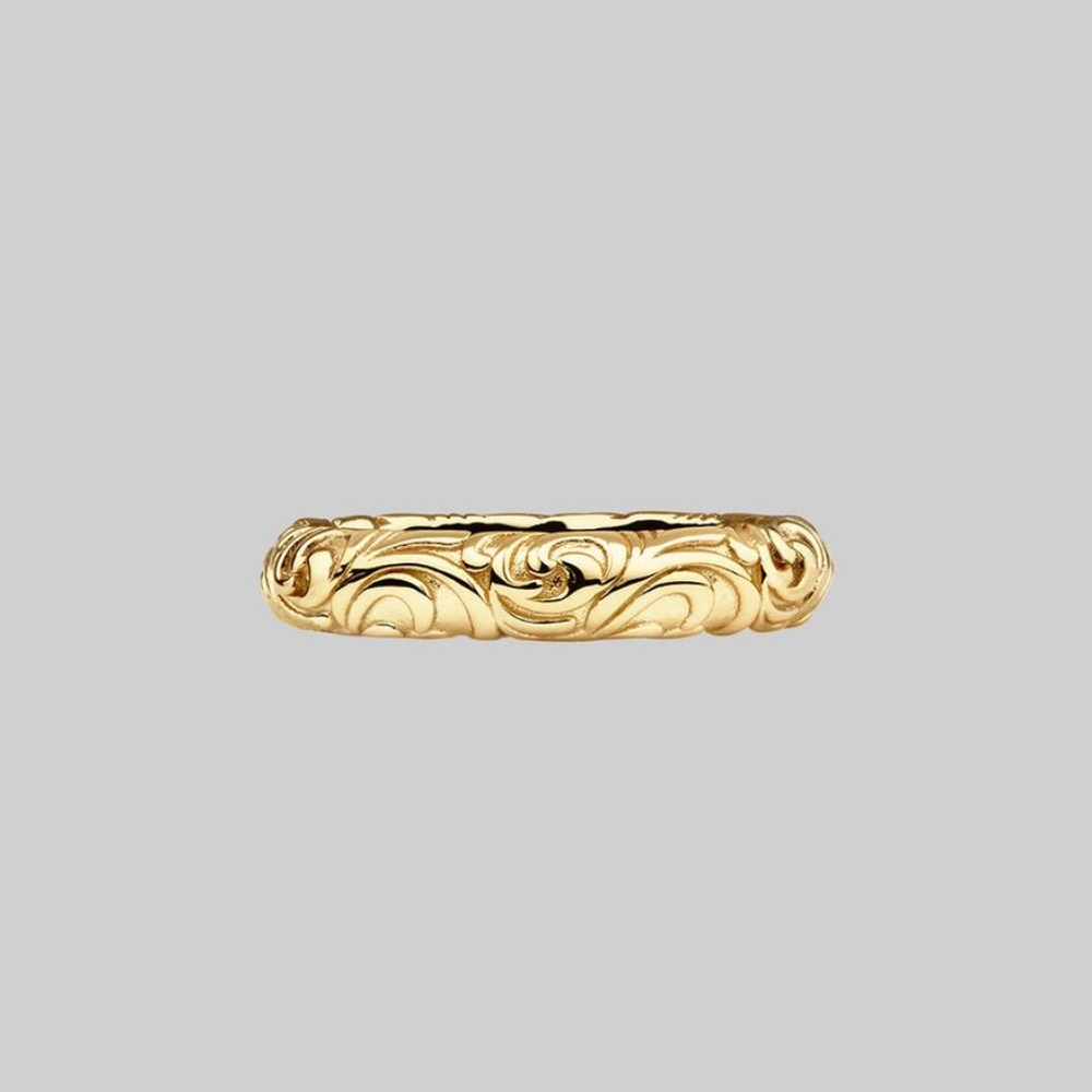 MAUD. Scroll Ring (Gold)